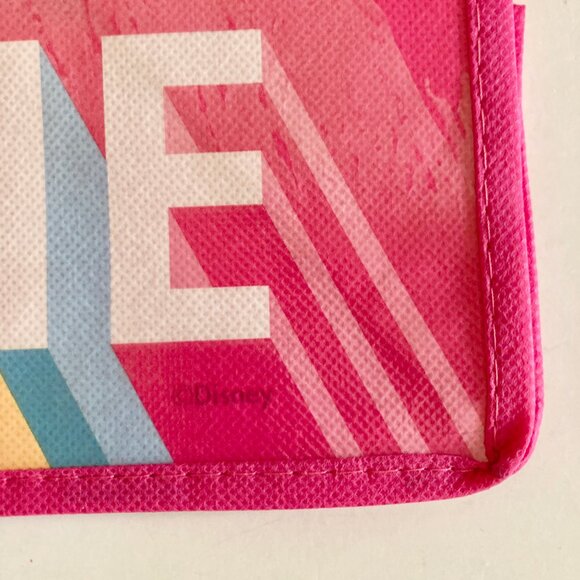 Disney Minnie Mouse Shopper Tote Bag Grocery Beach Shopping Bow Dots Pink - Picture 7 of 9